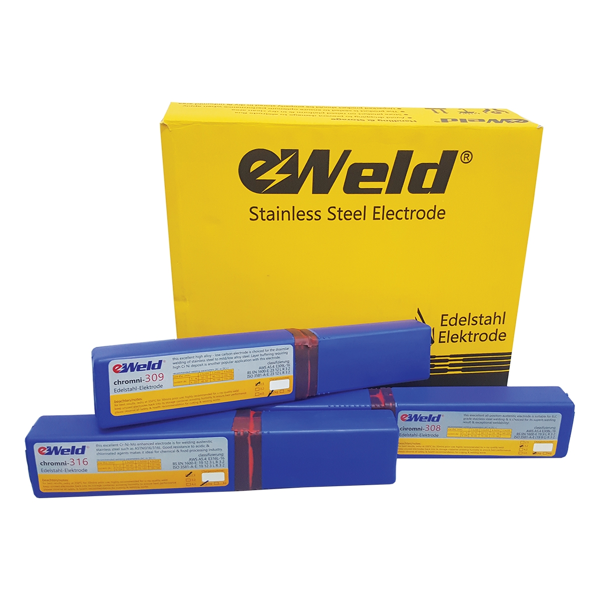 E309L-16 Stainless Steel Electrodes 5/32 X 14" - 5lb Pack Welding Rods